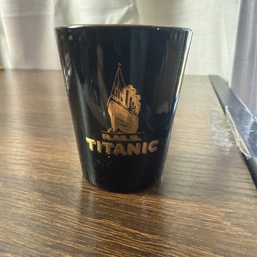 Titanic history shot glass - history,