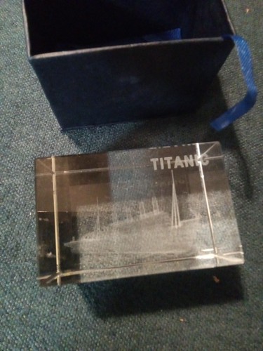 Titanic etched glass clear - titanic,
