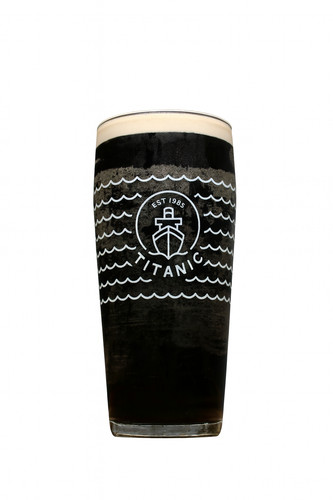 Titanic pint glass - titanic,