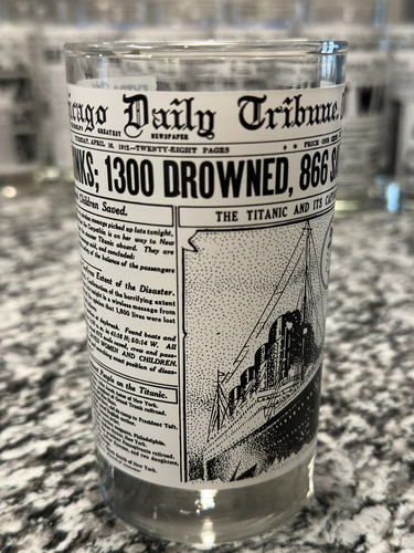 Vintage chicago tribune glases - chicago,