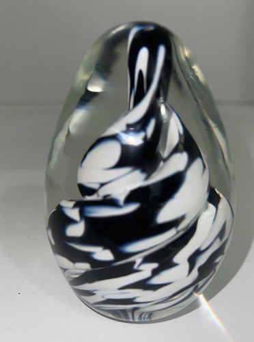 Titan paperweight glass blue - paperweight,