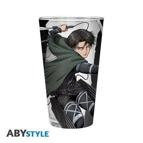 Attack titan large glass - attack,