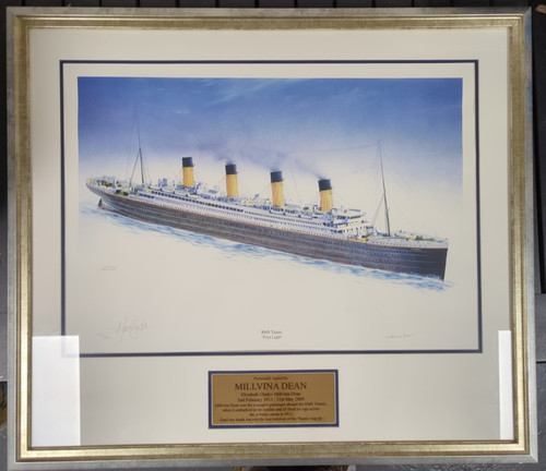 Glass mounted print rms - print,
