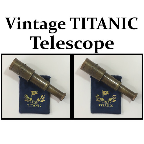 Titanic telescope white star - telescope,