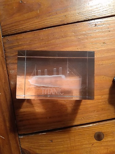 Titanic etched glass clear - glass,